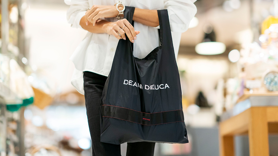 DEAN&DELUCA BRIEFING サコッシュ トートバッグ ブラック - ショルダー ...