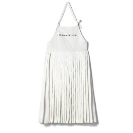 DEAN＆DELUCA×BEAMS COUTURE　プリーツエプロンドレス　ホワイト｜オンラインストア DEAN & DELUCA