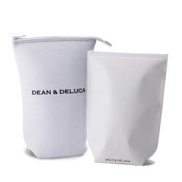 DEAN & DELUCA クッションバッグインバッグ ホワイト Lサイズ 