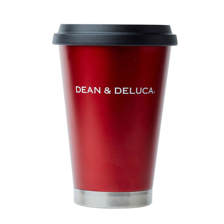 ＜カフェ・オンライン限定＞DEAN & DELUCA　サーモタンブラー　ラズベリーレッド350ml