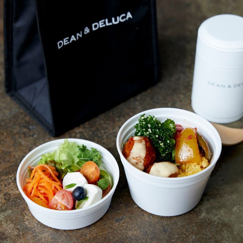 DEAN & DELUCA　エブリデイランチバッグ　ブラック