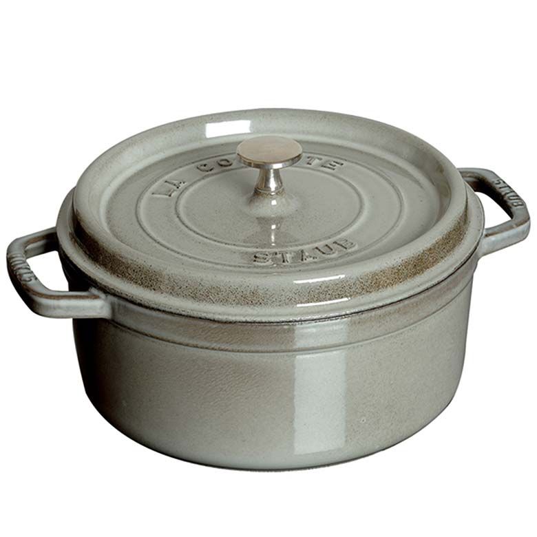 Staub ストウブ ピギー ココット グレー 鍋 豚 グレー - 調理器具