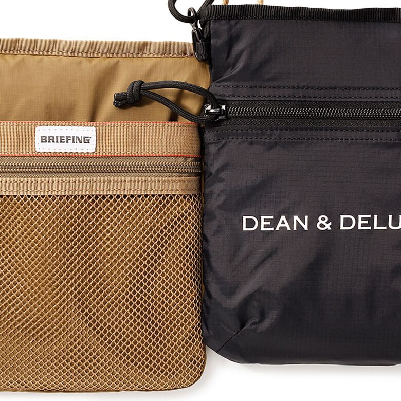 優先配送 DEAN&DELUCA × BRIEFING サコッシュ トートバッグ ブラック