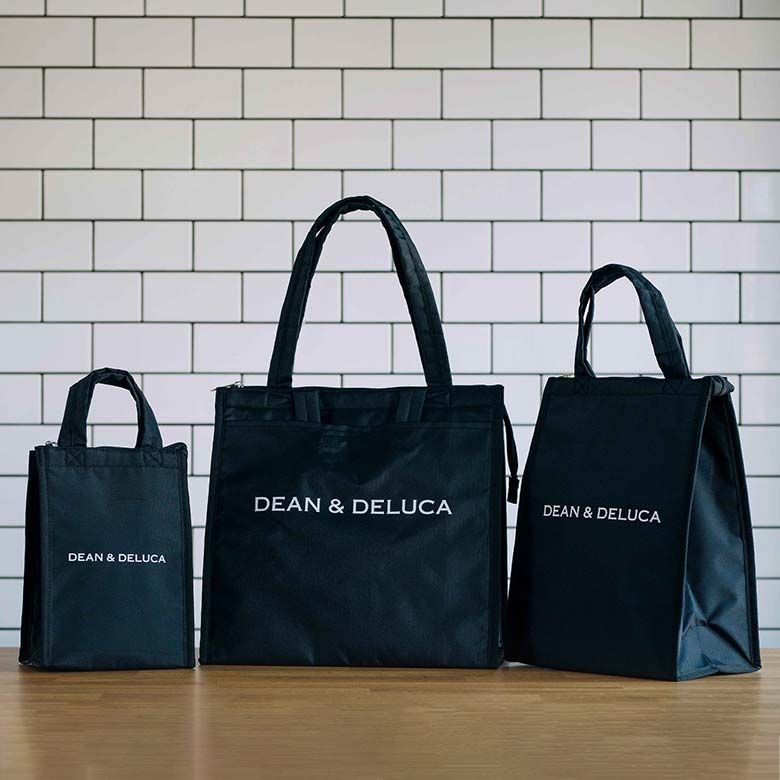 DEAN & DELUCA クーラーバッグ ブラック 3個セット (S/M/L)