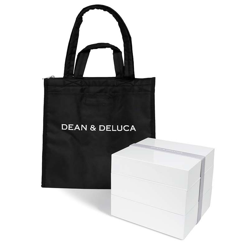 DEAN & DELUCA　三段重大とクーラーバッグブラックセット