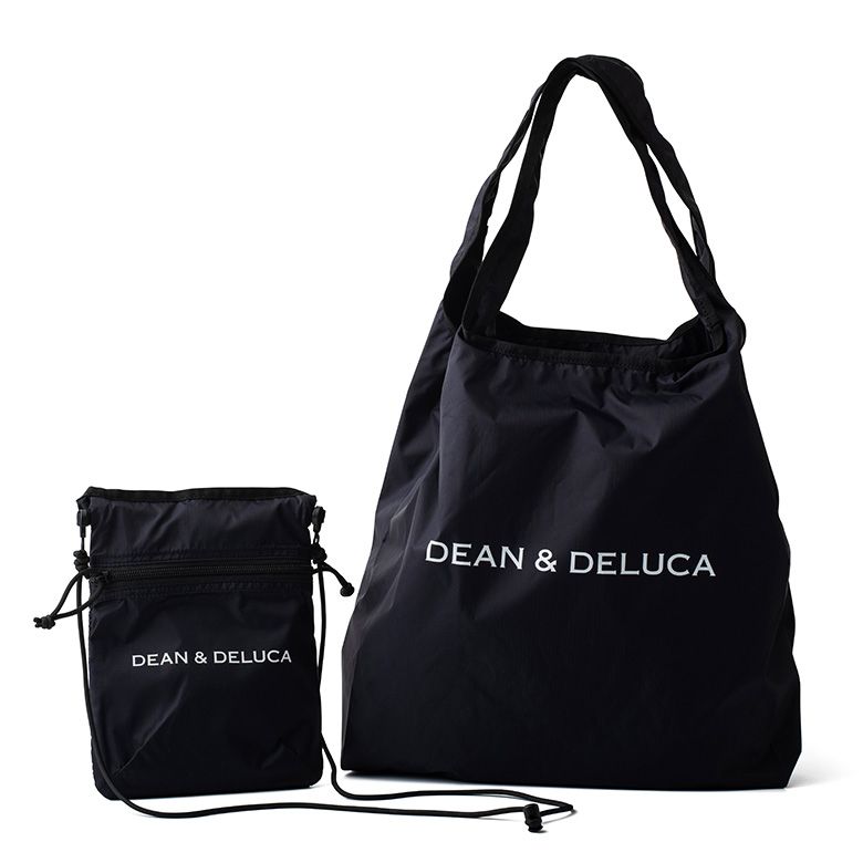 DEAN \u0026 DELUCA × BRIEFING サコッシュトートバッグ 黒 - エコバッグ