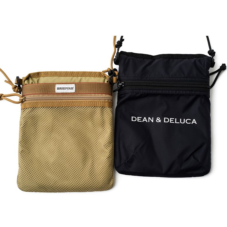 ＜10月19日11時発売＞DEAN & DELUCA × BRIEFING サコッシュトートバッグ　ブラック