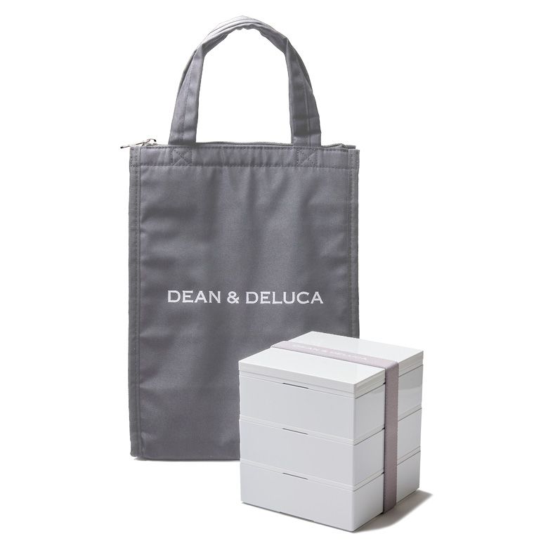 DEAN & DELUCA 三段重小とクラーバッググレーMセット