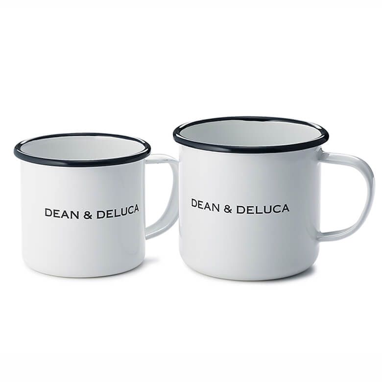 DEAN & DELUCA  ホーローマグカップ ホワイト 400cc