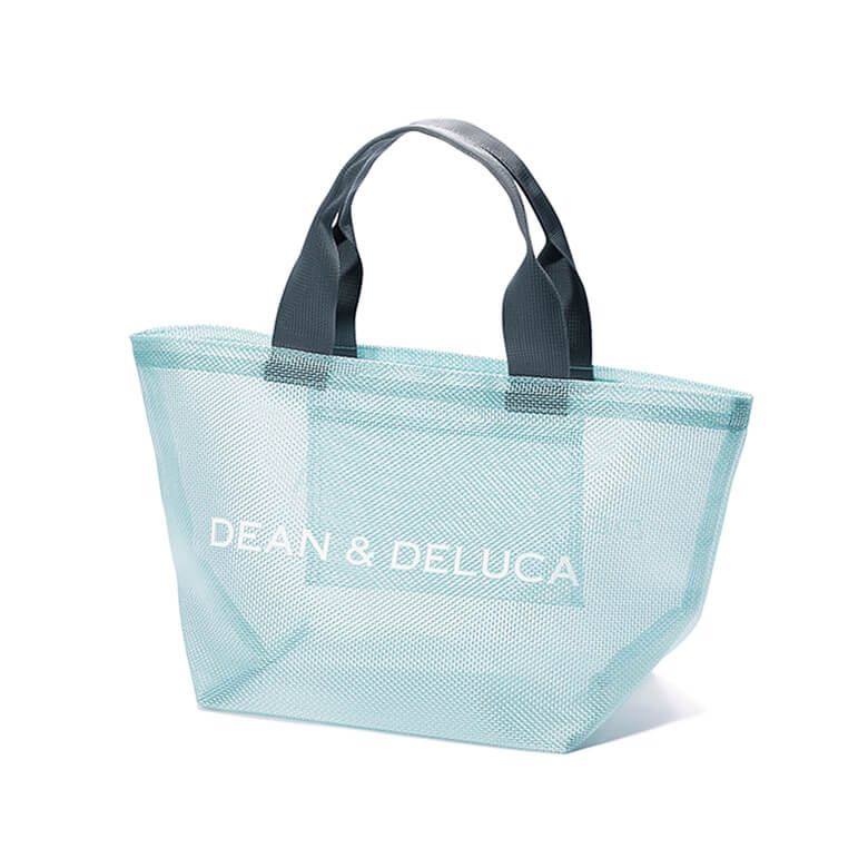 完売 数量限定 Dean Deluca メッシュトートバッグ ミントブルーsサイズ オンラインストア Dean Deluca