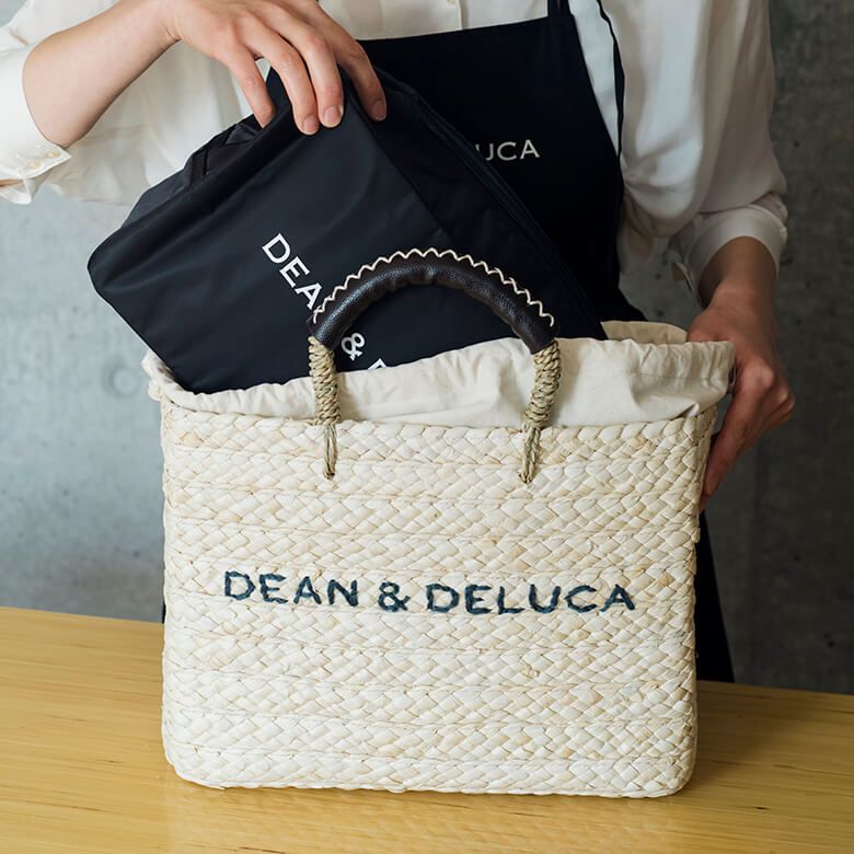 サイズDEAN＆DELUCA×BEAMS COUTURE 保冷カゴバッグ 小 - かごバッグ