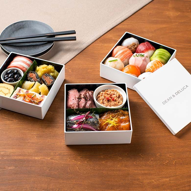 【特価商品】DEAN&DELUCA 三段重 小 ホワイト 13.5cm角 お弁当