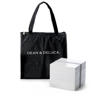 DEAN & DELUCA　三段重大とクーラーバッグブラックセット