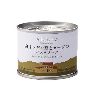ヴィラ アイーダ　白インゲン豆とセージのパスタソース 200g